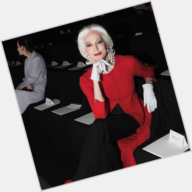  Day 13: Happy Birthday, Carmen Dell\Orefice! The world s oldest working supermodel joined the list in 2013, b 
