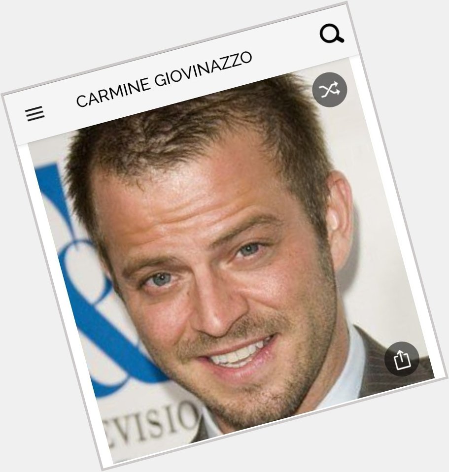 Happy birthday to this great actor.  Happy birthday to Carmine Giovinazzo 