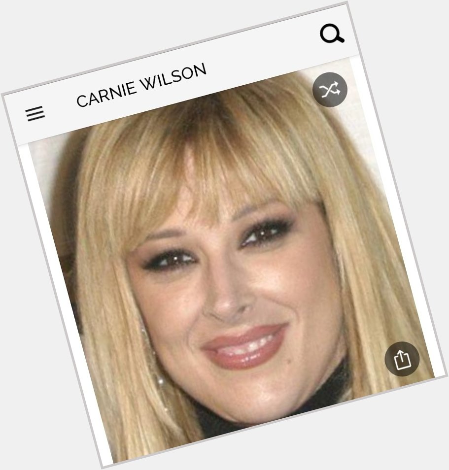 Happy birthday to this great singer, part of Wilson Phillips.  Happy birthday to Carnie Wilson 