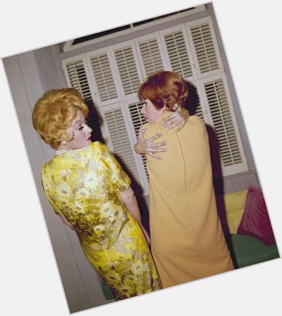 Happy birthday Carol Burnett! Here she is with Lucille Ball in 1966. 