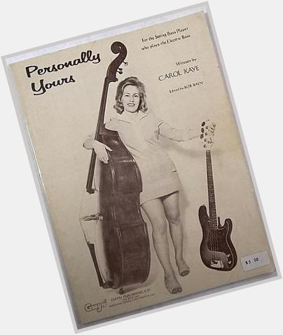 Happy 80th birthday to session bassist Carol Kaye. There aren\t many records she hasn\t played on! :-) 