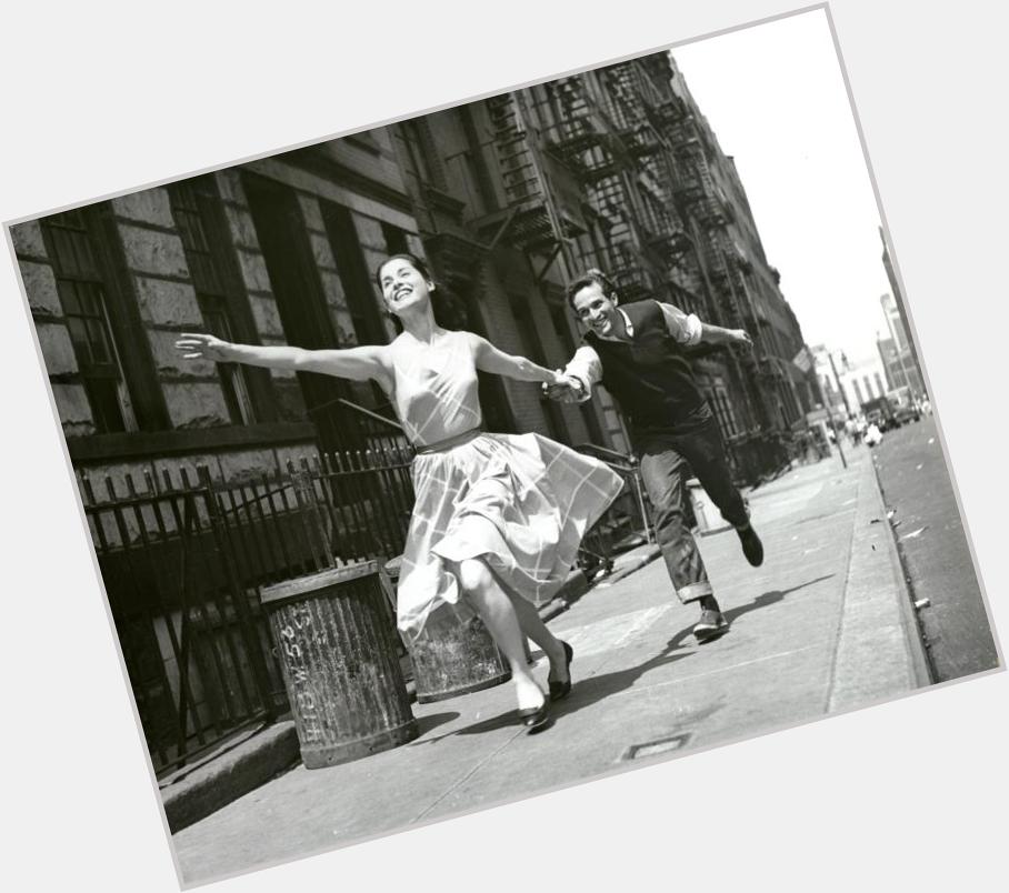 Happy birthday to Carol Lawrence, here as Maria (w/ Larry Kert) in a promo shot for \"West Side Story,\" 1957 