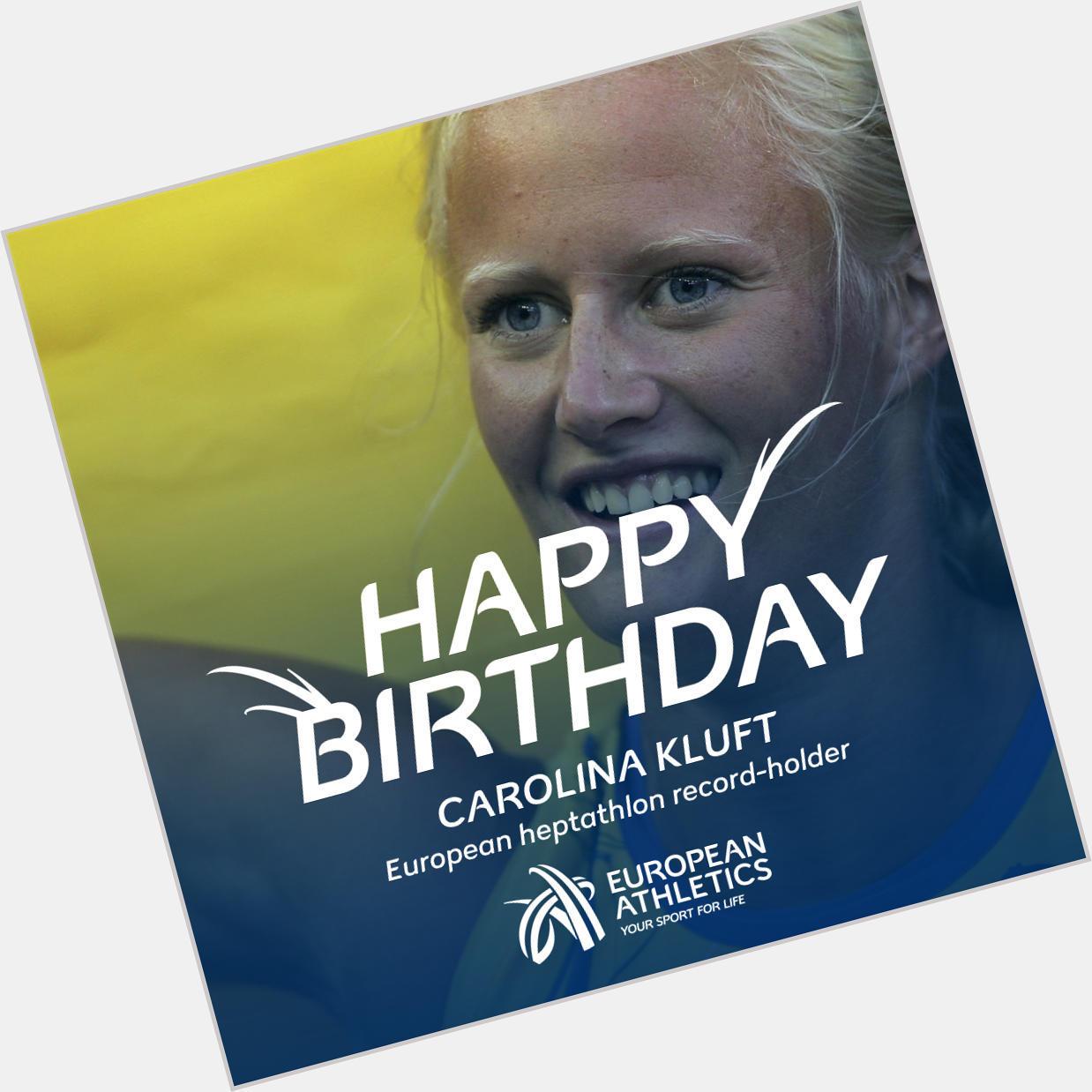 Happy birthday to European heptathlon record-holder and 2002 and 2006 European champion Carolina Kluft! 