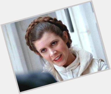 Wow how did i not know i shared a birthday with Carrie Fisher!? Happy birthday, your Worship. 