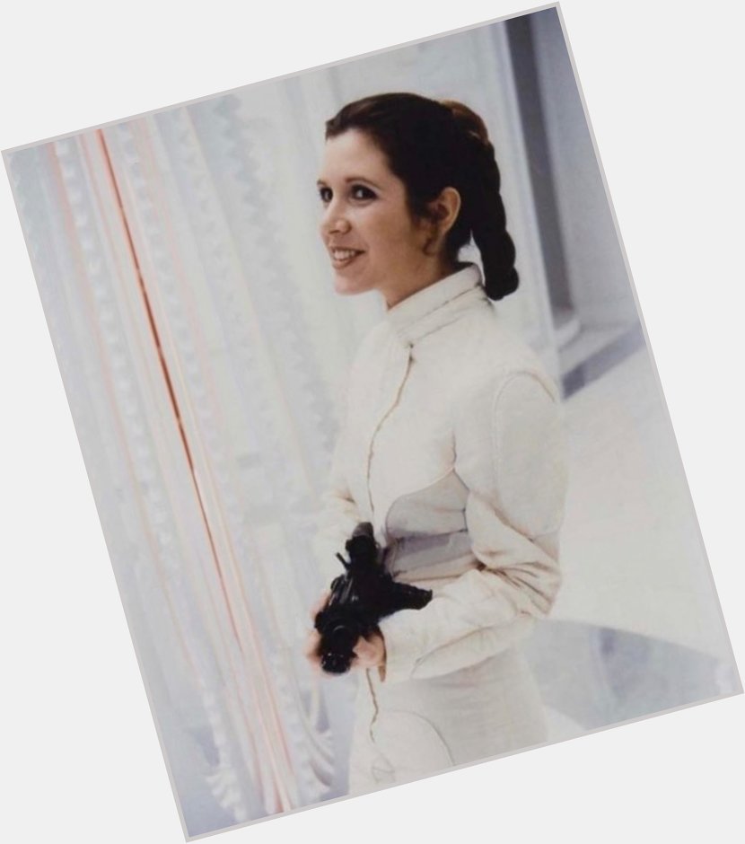 Carrie Fisher appreciation message.

Happy 63 birthday, my princess.   (3)      