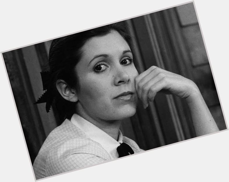 Happy birthday, Carrie Fisher.

We miss you. 