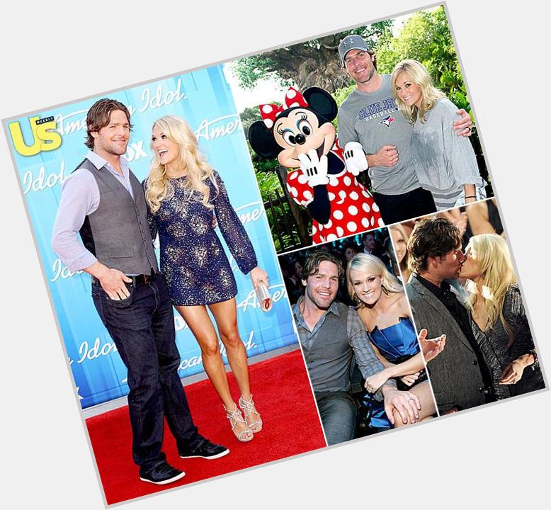 Happy birthday to Carrie Underwood, who\s always beaming around hubby Mike Fisher:  