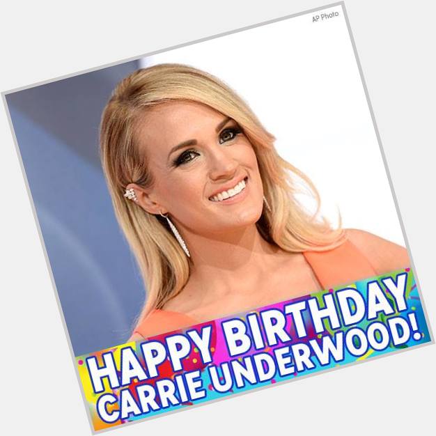 Happy 34th birthday to Grammy-winning singer Carrie Underwood! Join us in wishing her well! 