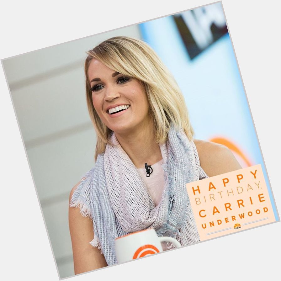 Happy birthday, Carrie Underwood! 