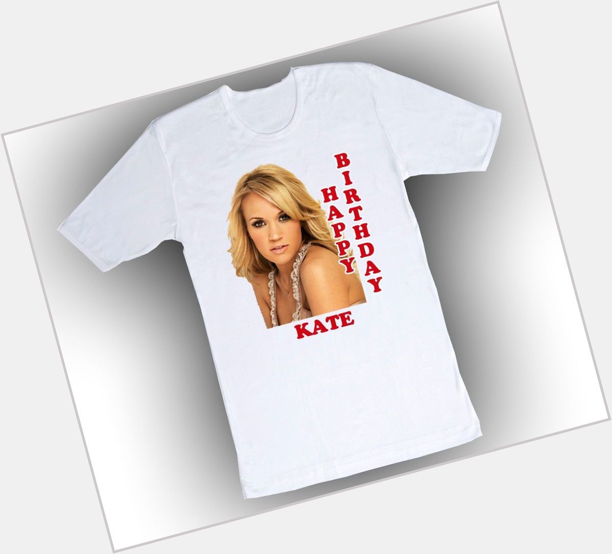 Personalized Custom Carrie Underwood Happy Birthday Shirt Gift   