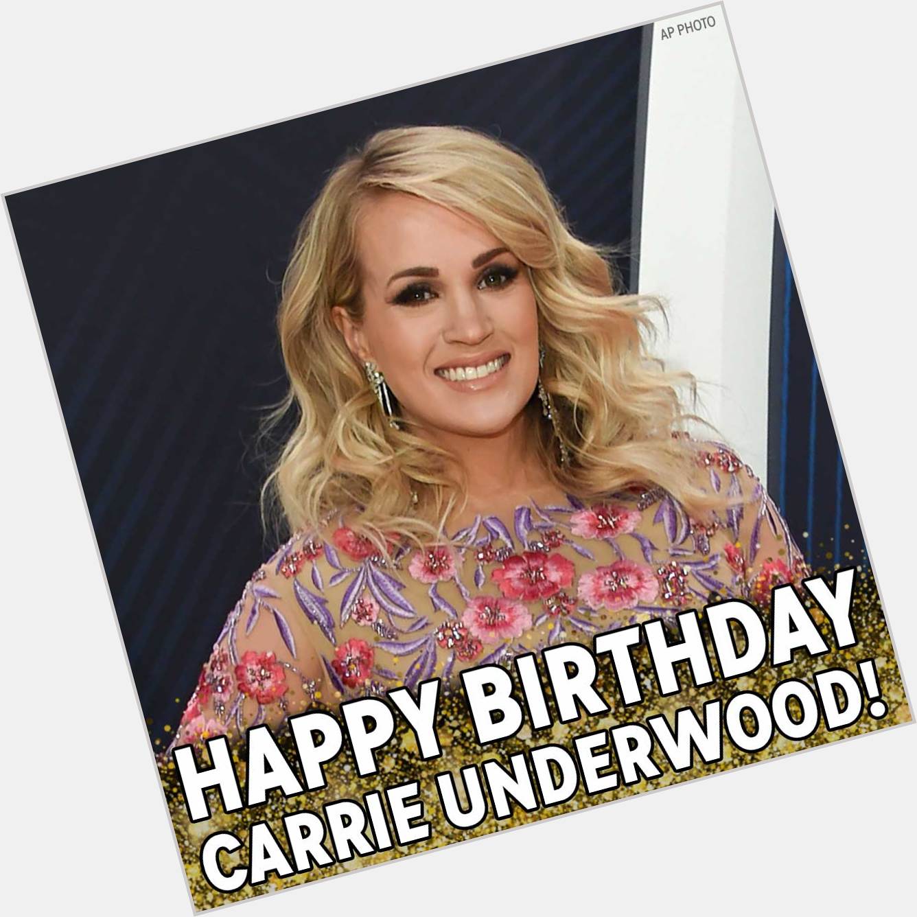 Happy Birthday to Grammy-winning singer Carrie Underwood! 
