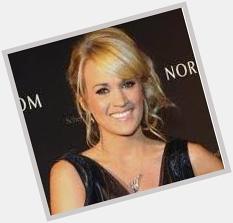 HAPPY BIRTHDAY CARRIE UNDERWOOD. GOD IS STILL GOD BLESS YOU ONE LOVE. 