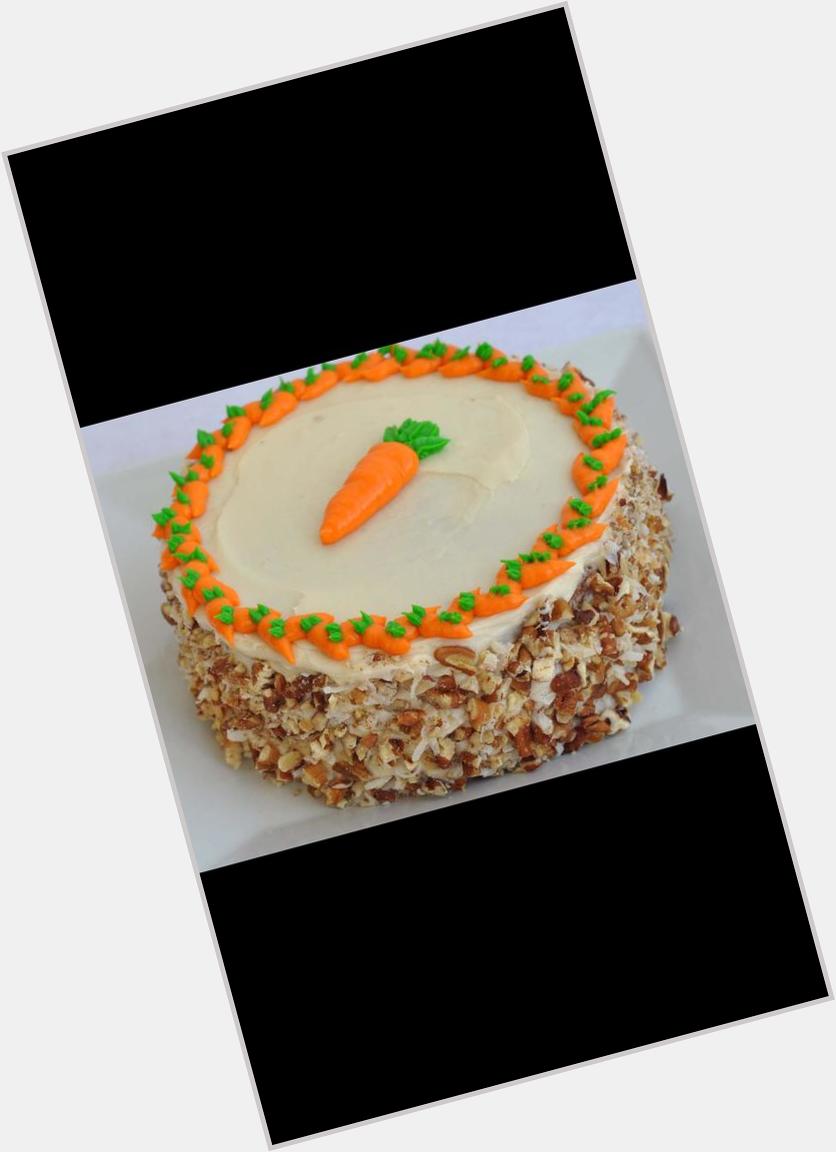  happy birthday homie! Have a great day, heres a carrot cake   (Get it? Carrot top...) 