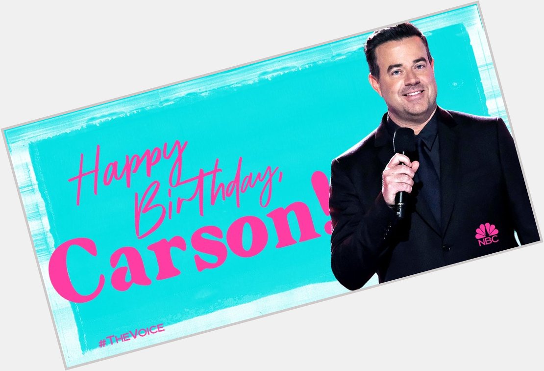 Wishing a very happy birthday to the wonderful Carson Daly!  