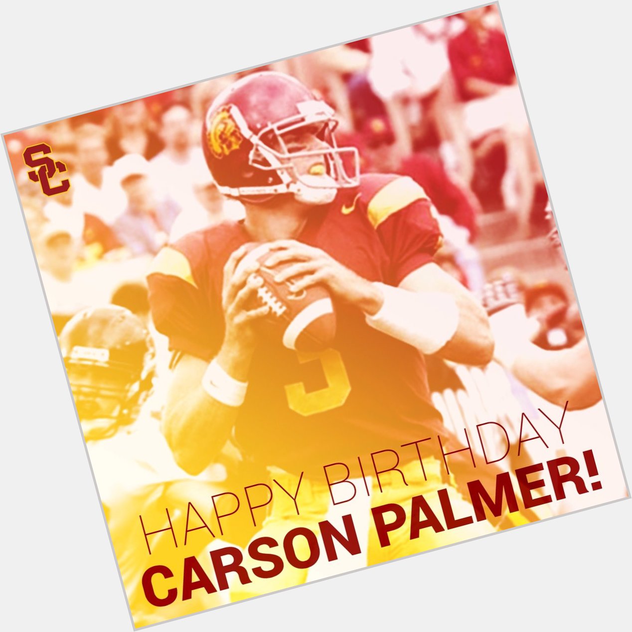No better way to celebrate than with a dominating win... Happy Birthday Carson Palmer! 