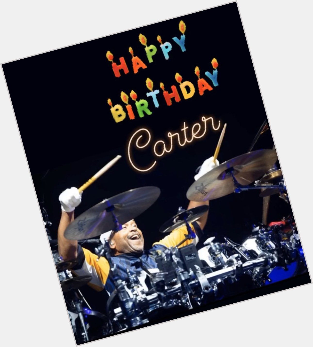 Happy Birthday to the one, the only, Carter Beauford!    