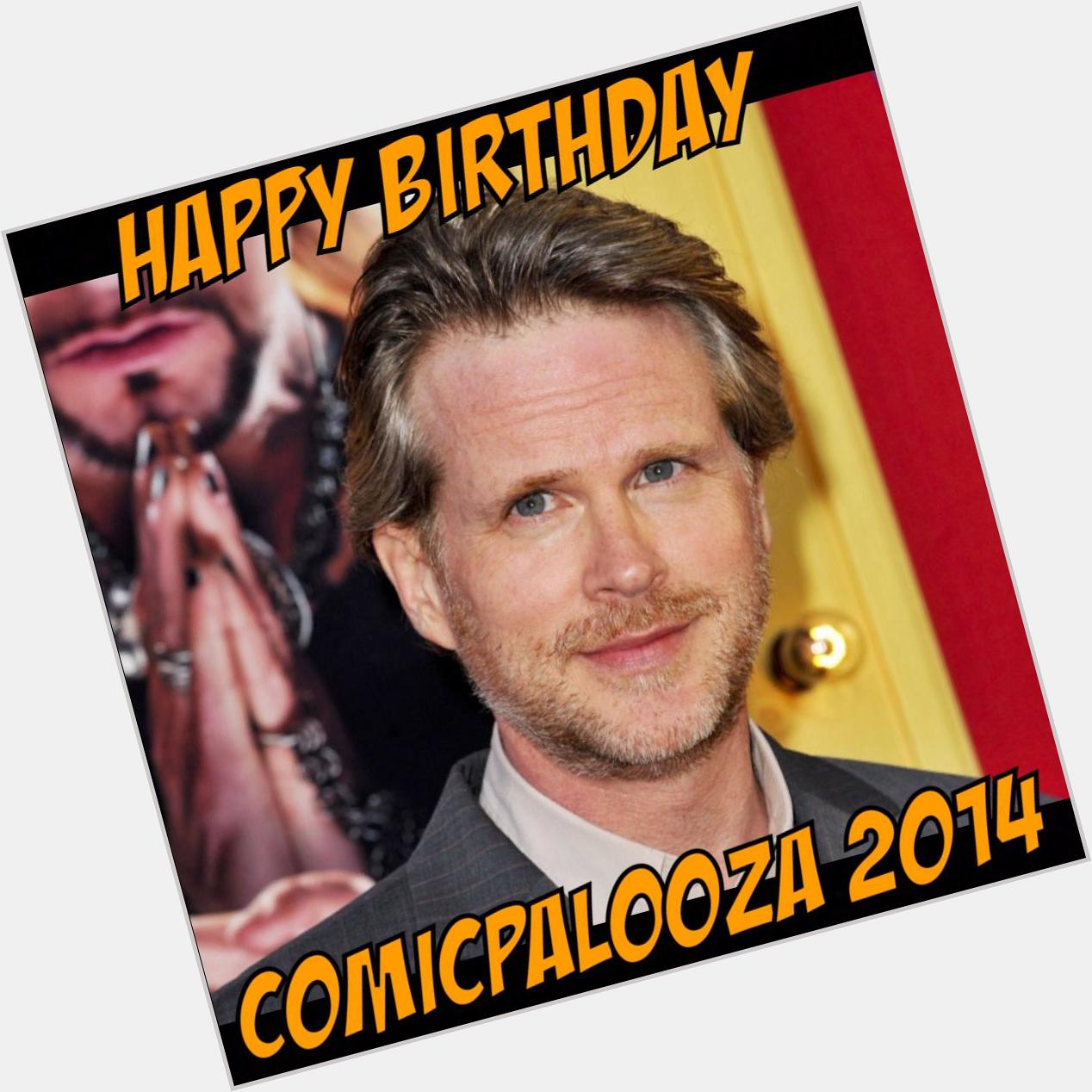 Happy birthday to the great Cary Elwes He was a 2014 guest!  