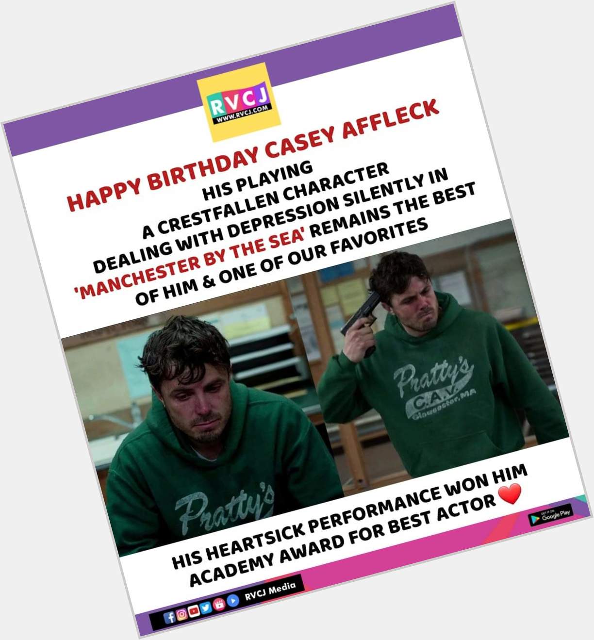 Happy Birthday Casey Affleck! 