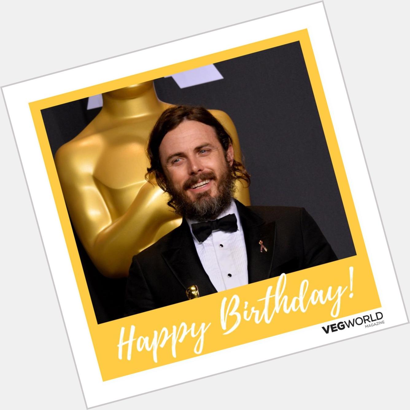 Happy birthday to Academy Award winner and vegan Casey Affleck! 