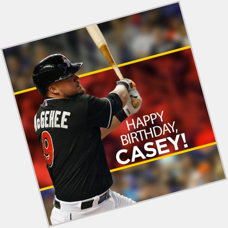 Happy Birthday to our third baseman, Casey McGehee! 