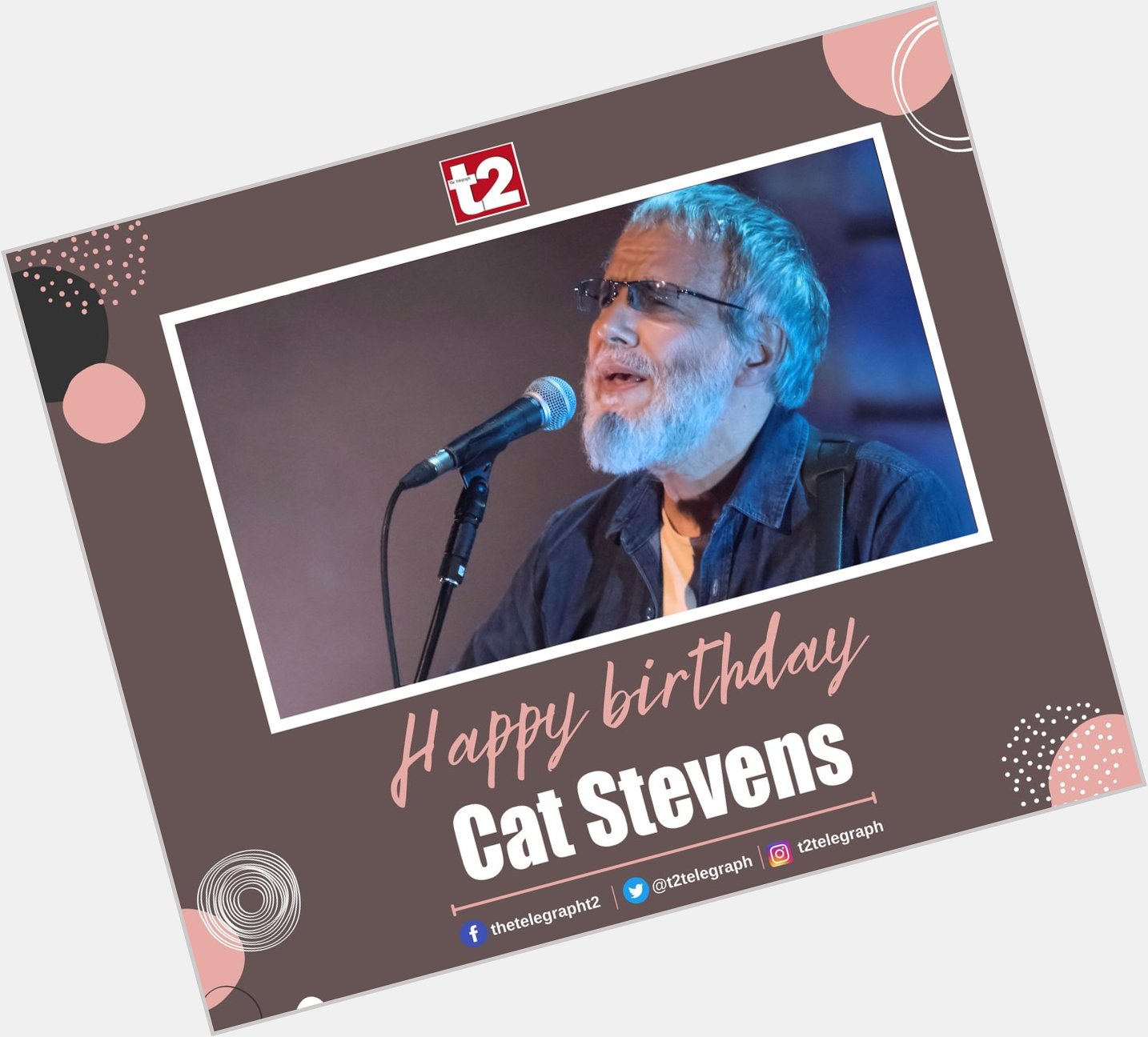 His music is about nostalgia, peace and love. Happy birthday Cat Stevens, the timeless acoustic troubadour 