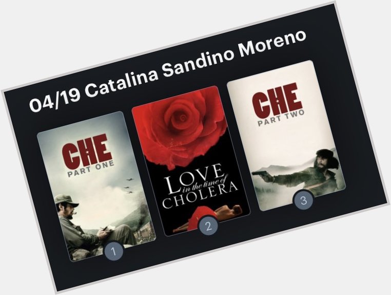 Hoy cumple años la actriz Catalina Sandino Moreno (40) Happy birthday ! Aquí mi Ranking: 