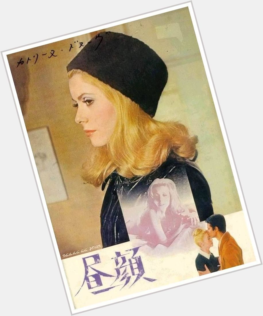 Happy Birthday Catherine Deneuve - BELLE DE JOUR - 1967 - Japanese release poster 