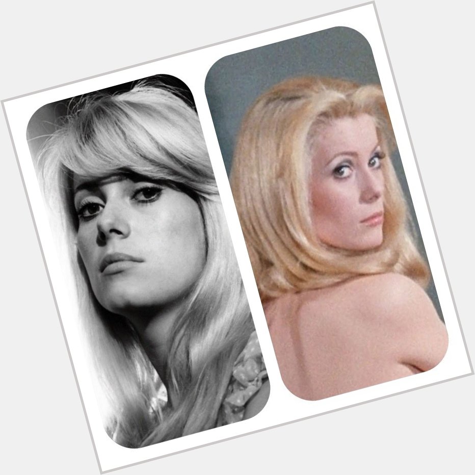 Happy birthday to Catherine Deneuve, who I still think is one of the beautiful women ever. 