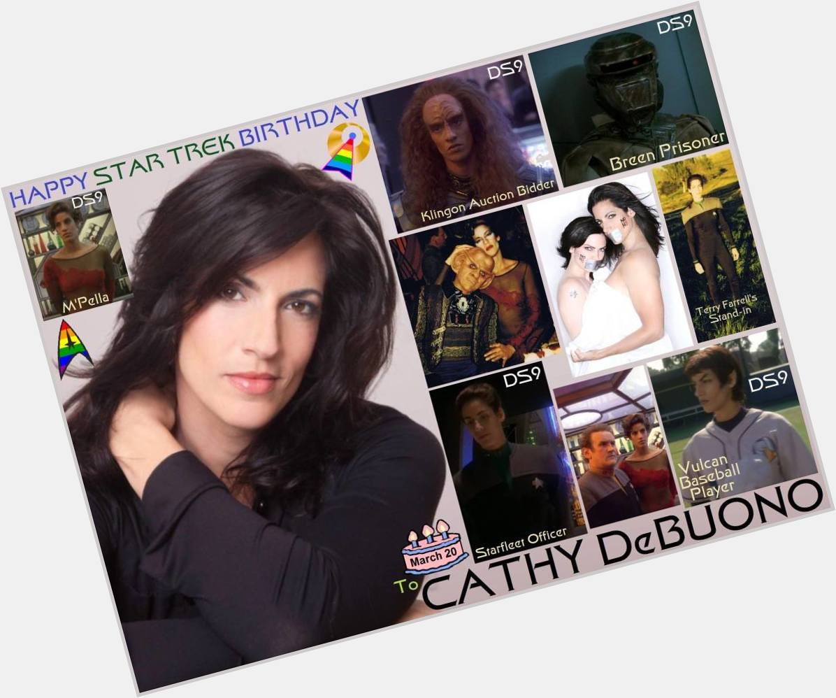 Happy birthday Cathy DeBuono, born March 20, 1970.  
