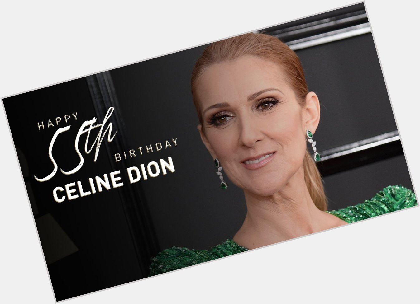 Happy 55th birthday Celine Dion!

Watch her tribute here:  