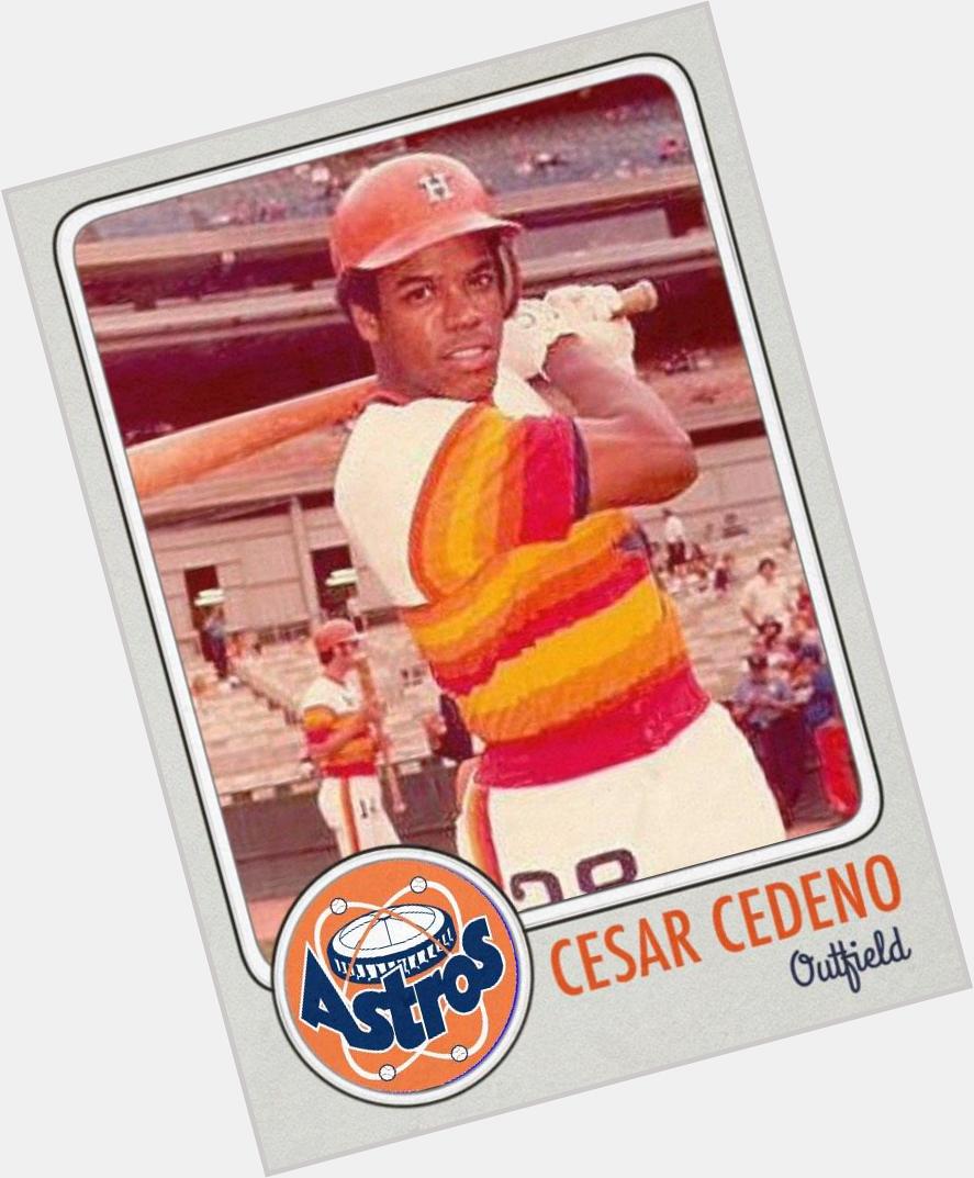Happy 64th birthday to Cesar Cedeno, one of the most talented players of the 1970s. 