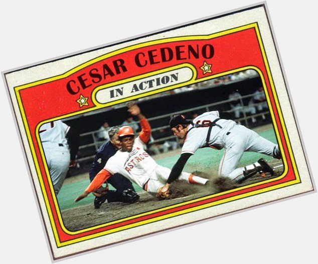 Happy 66th Birthday to one of my favorite underrated stars of the 70\s, Cesar Cedeno!!!   