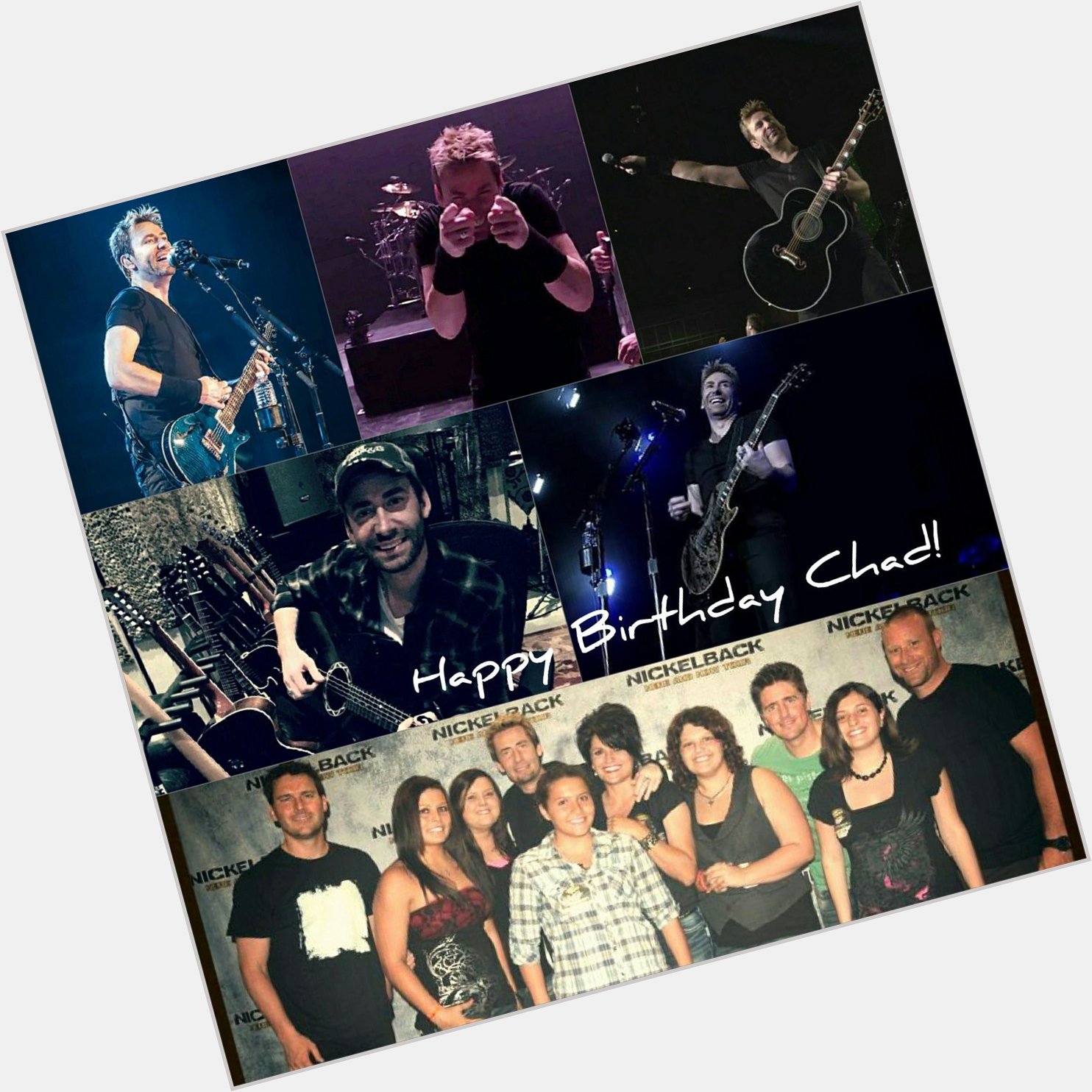 Happy birthday 41th to my favorite rockstar Chad Kroeger!   