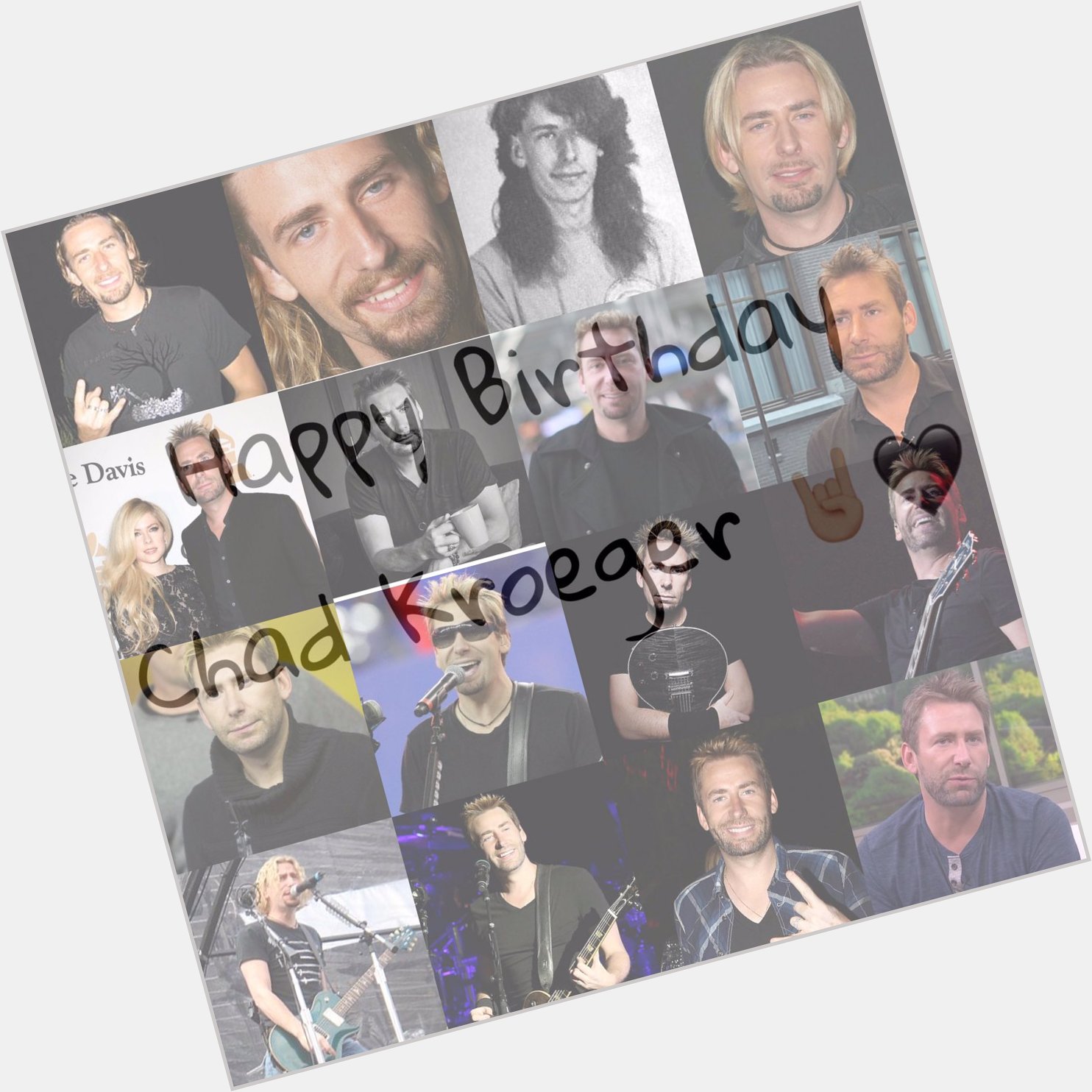  happy Birthday to the one and only Mr. Chad kroeger    