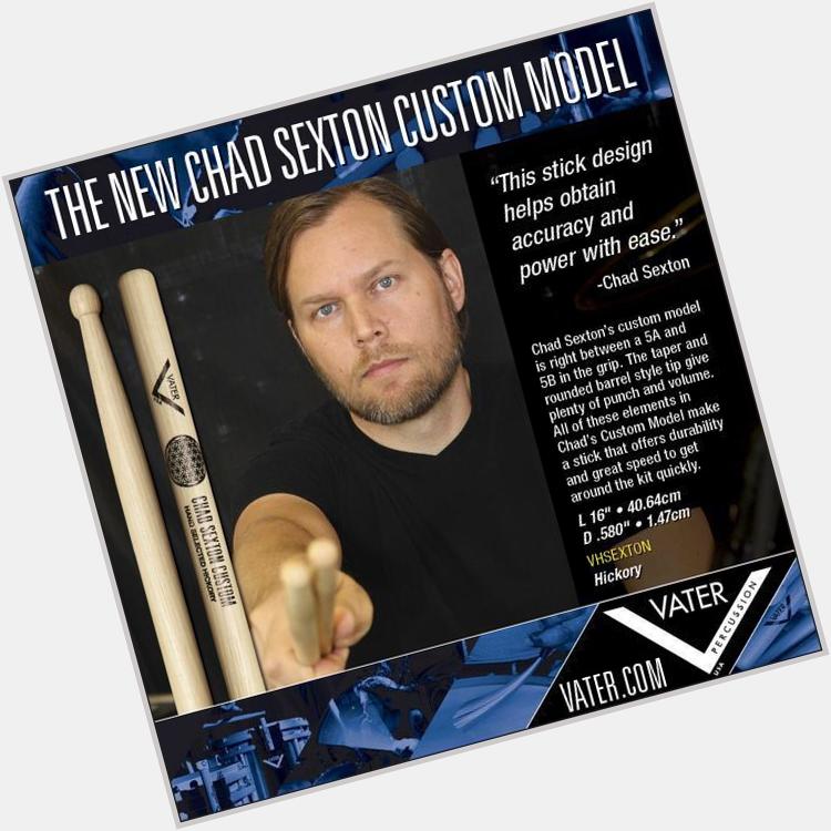 Happy Birthday to Signature Vater Drumstick Artist Chad Sexton of  