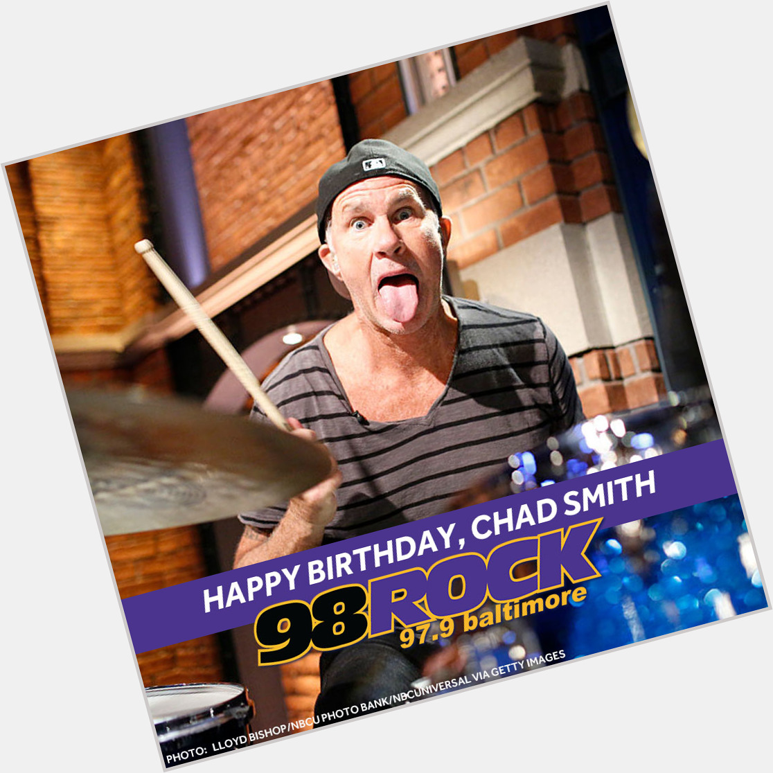 Happy 60th Birthday to Chad Smith of the Red Hot Chili Peppers! 