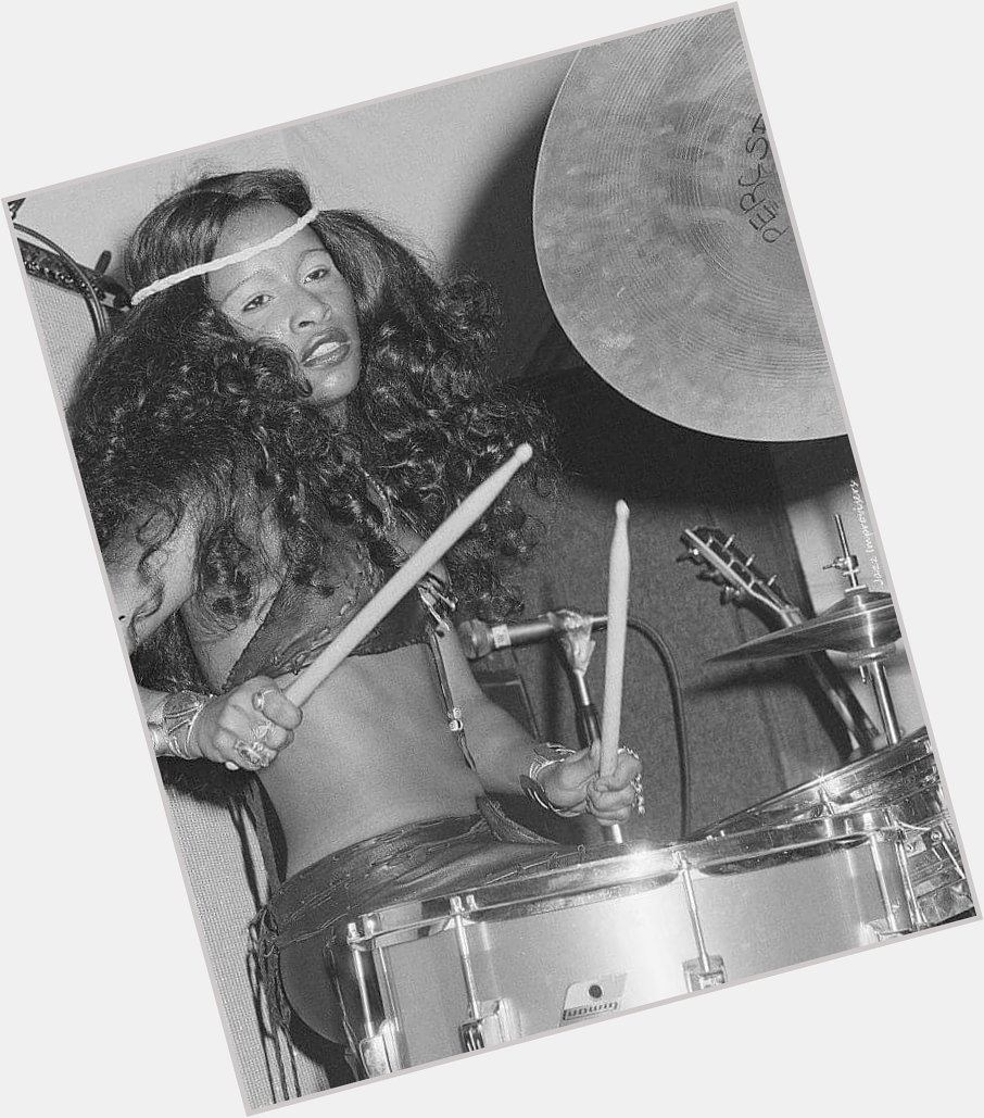 Happy Birthday to the amazing Chaka Khan. Q: Is there anything cooler than playing drums? A: NO!!! 