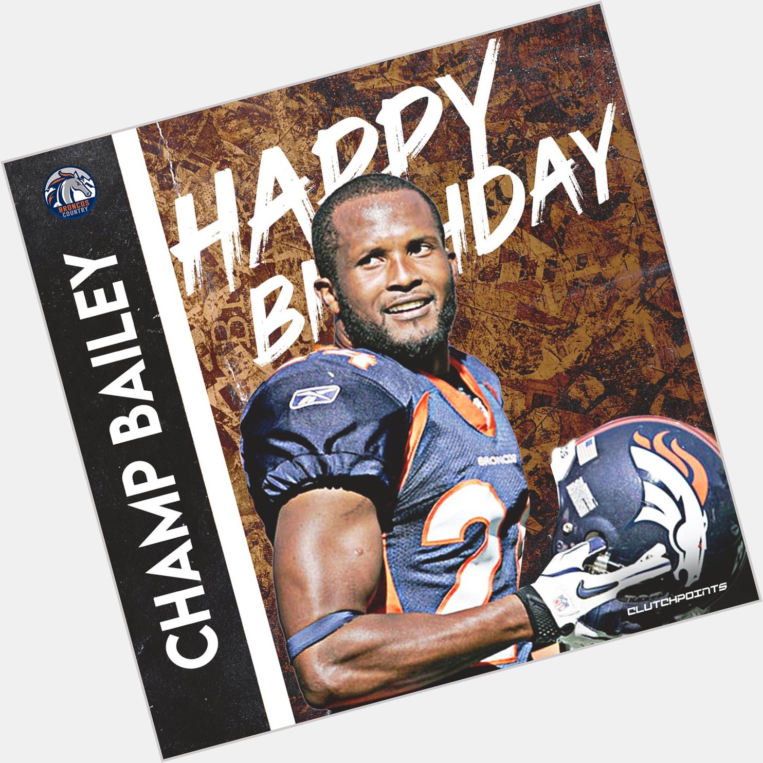 Join Broncos Nation in wishing 12x Pro Bowler and Hall of Famer, Champ Bailey, a happy 43rd birthday!  