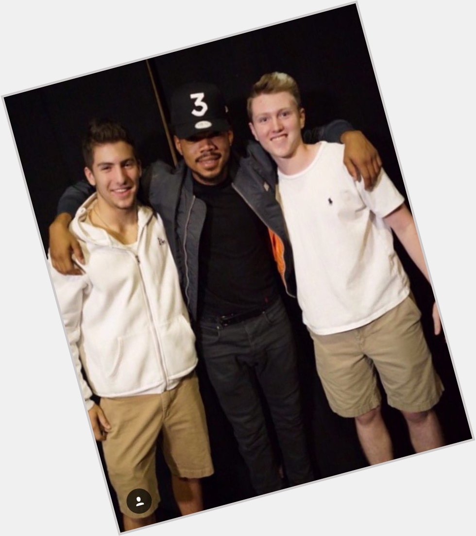 Happy birthday patcchhhh! Love you fam Here\s a picture with our boy CHANCE THE RAPPER 
