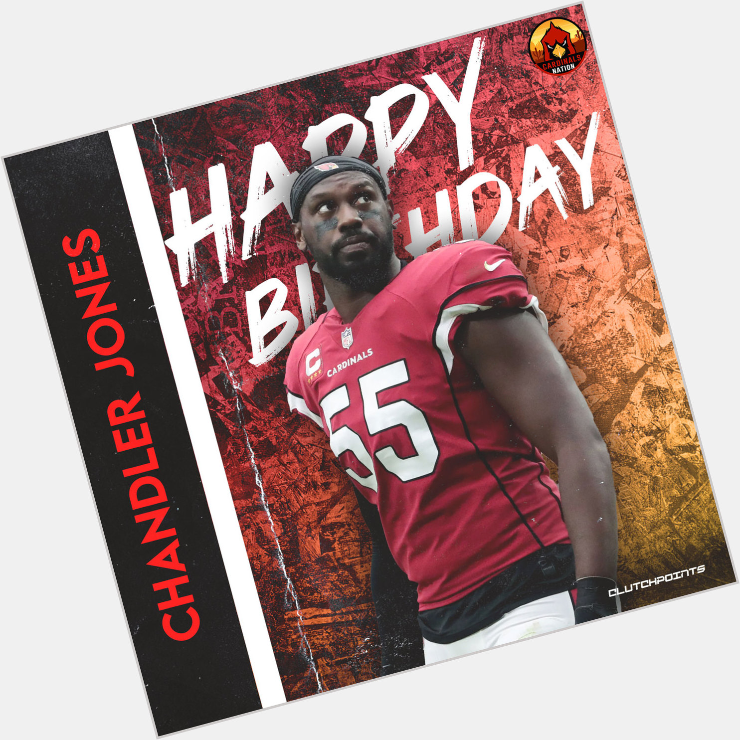 Join Cardinals Nation as we greet 4x Pro Bowler and SB Champ, Chandler Jones, a happy 32nd birthday! 