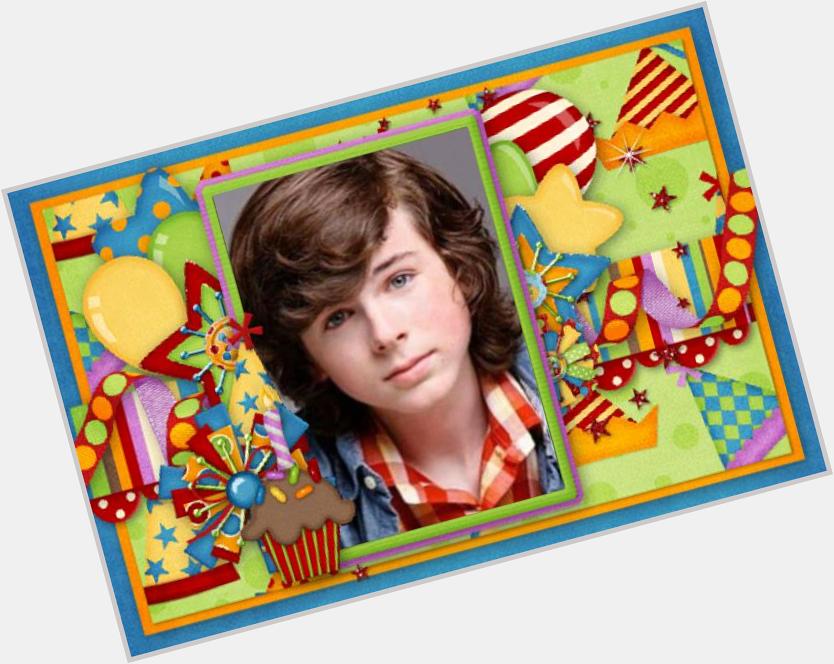 Happy birthday... Chandler riggs!!! 