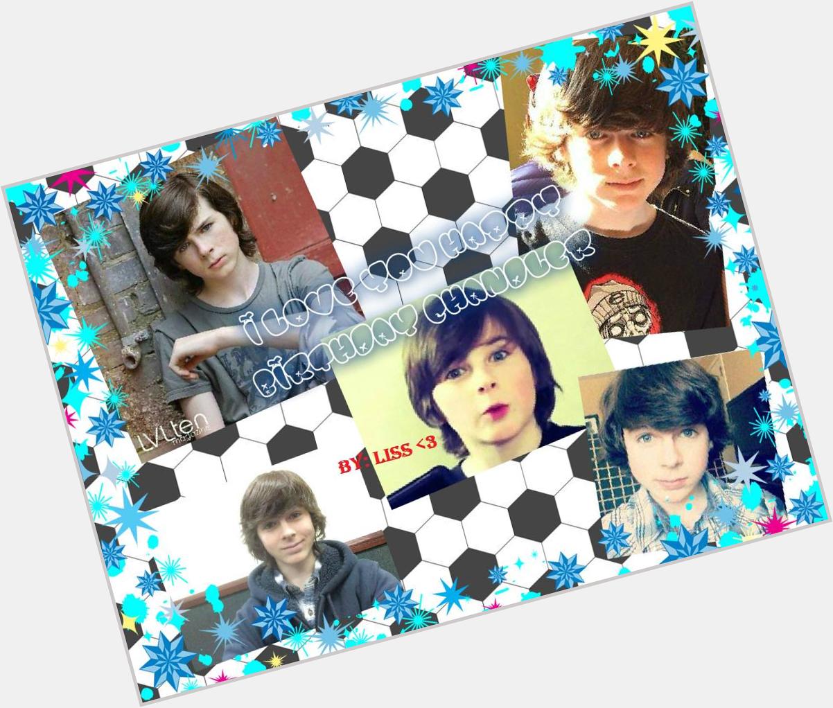 Happy birthday chandler riggs i love so much 