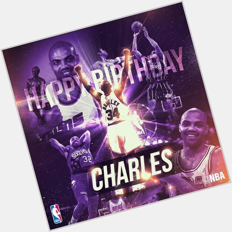 Join us in wishing CHARLES BARKLEY a HAPPY BIRTHDAY! by nba 