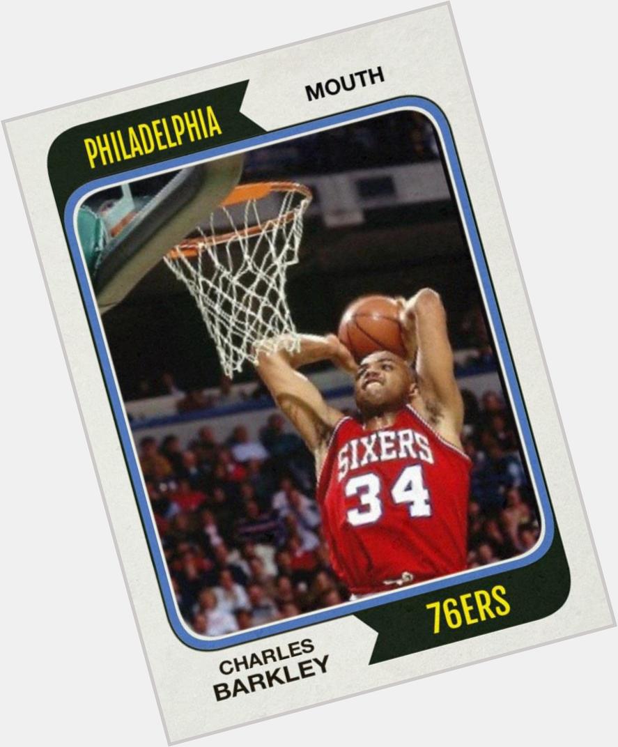 Happy 52nd birthday to Charles Barkley. He\s a lot of fun to listen to. 