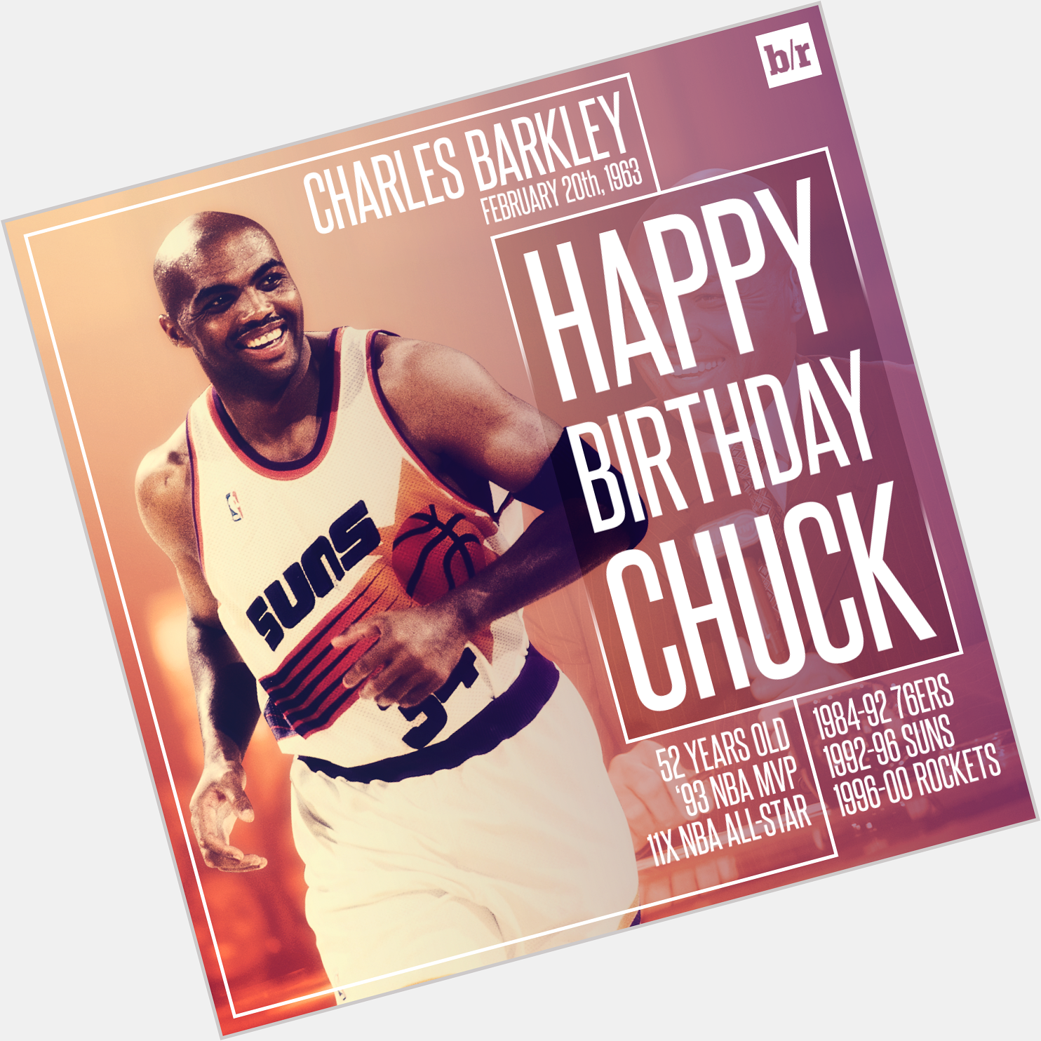  Happy birthday Chuck!  fuck Charles Barkley ole trash ass dude