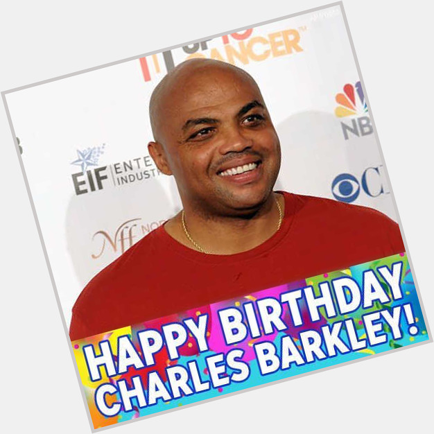 Happy 54th Birthday to basketball legend Charles Barkley! 
