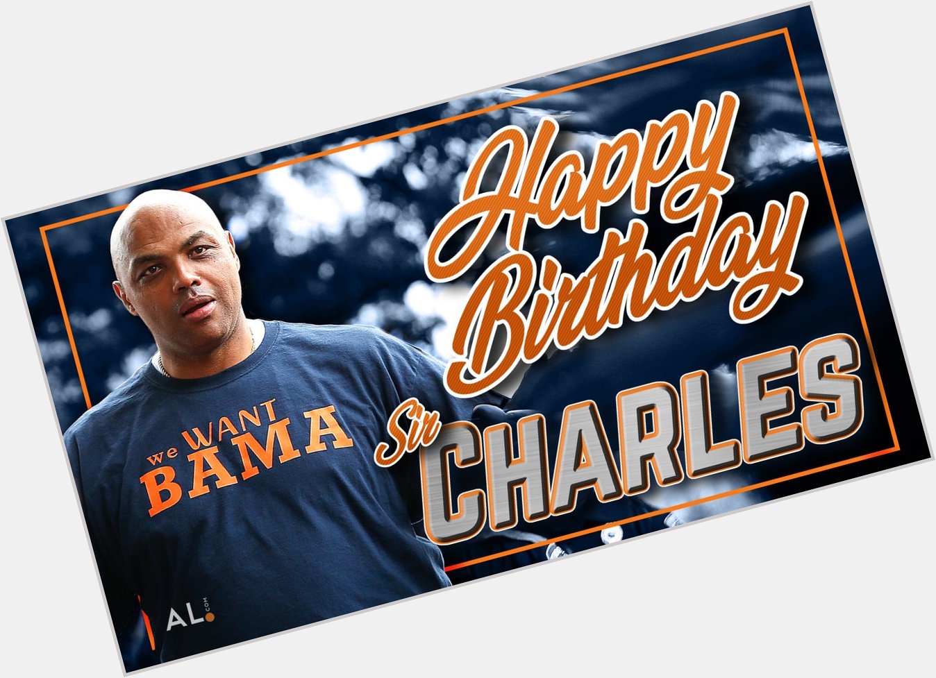 Happy Birthday to an Auburn legend, Sir Charles Barkley!   