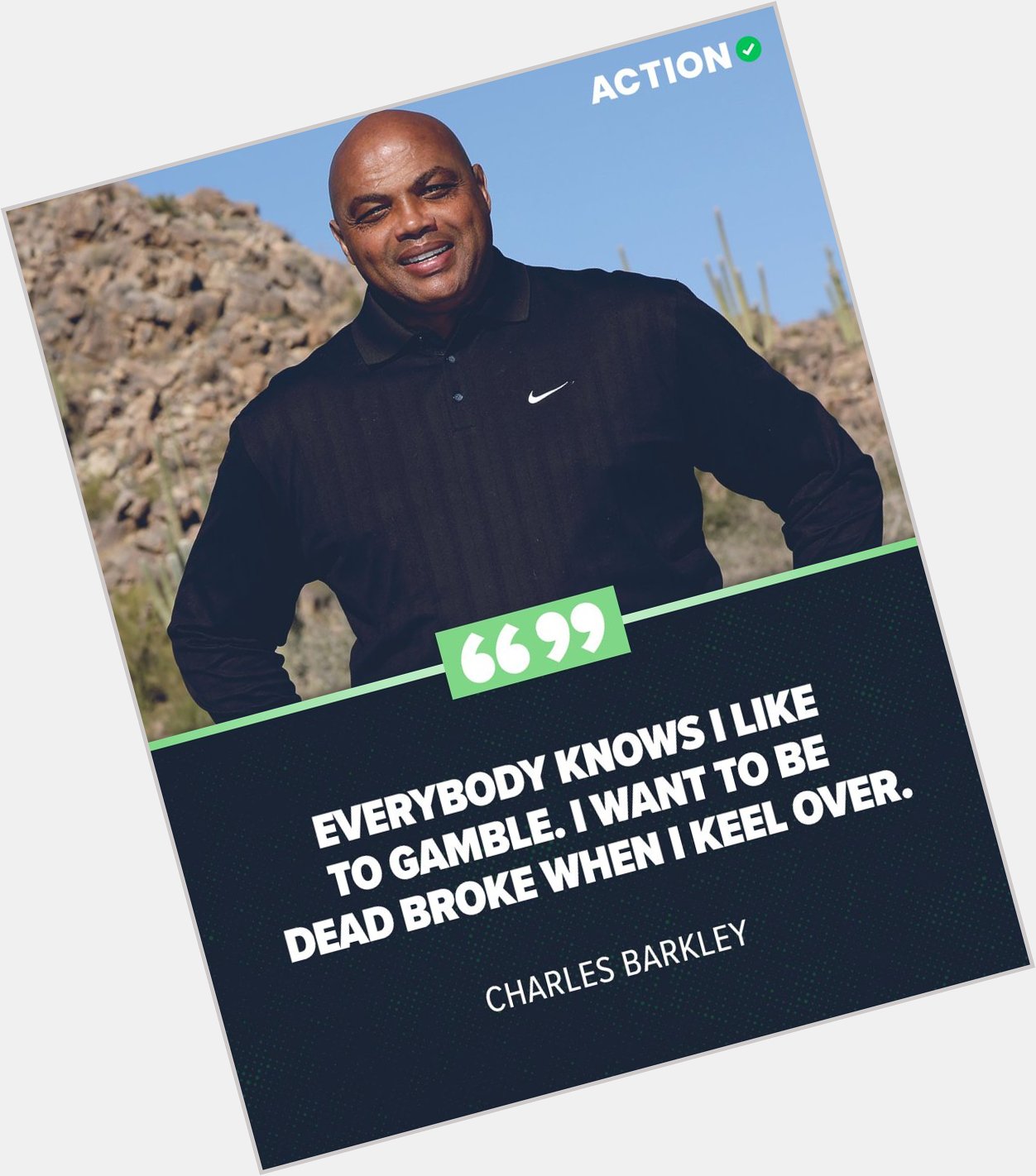 Happy Birthday to Charles Barkley, who gave us this amazing quote 
