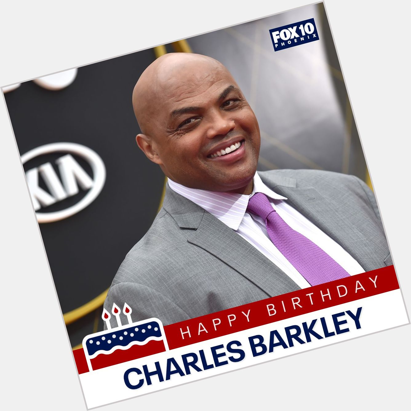 HAPPY BIRTHDAY, CHUCK! Phoenix Suns and NBA legend Charles Barkley turns 60 today!  