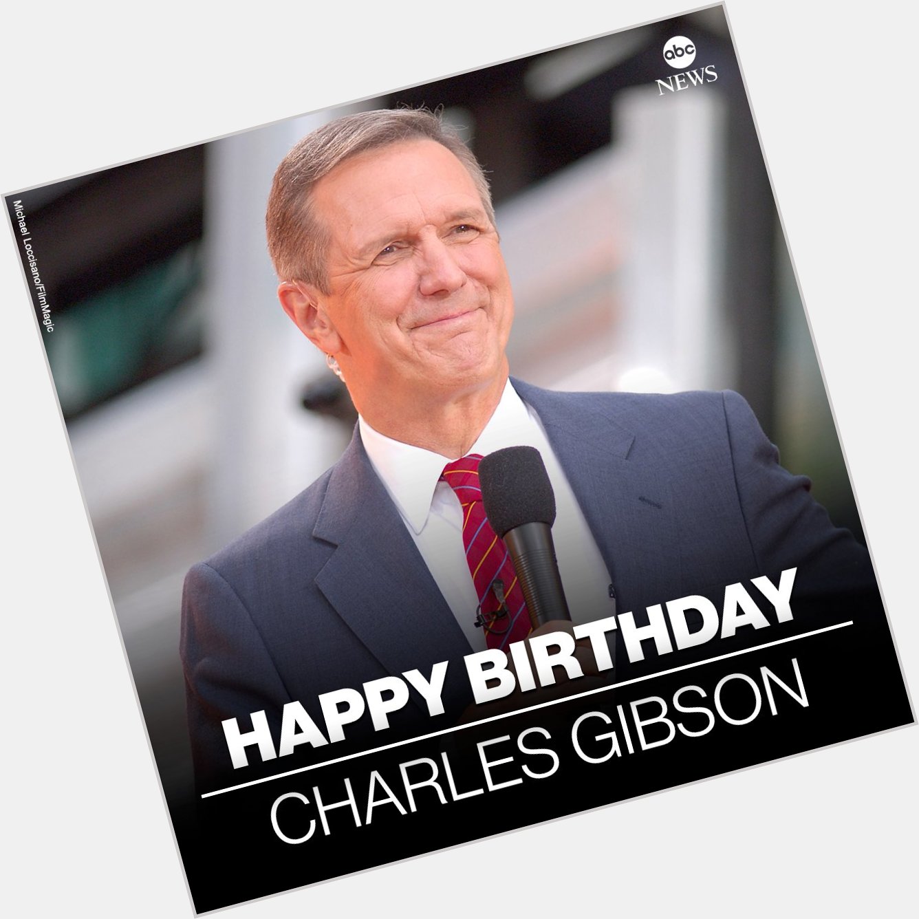 HAPPY BIRTHDAY: Former anchor Charles Gibson is 80 today. 
 